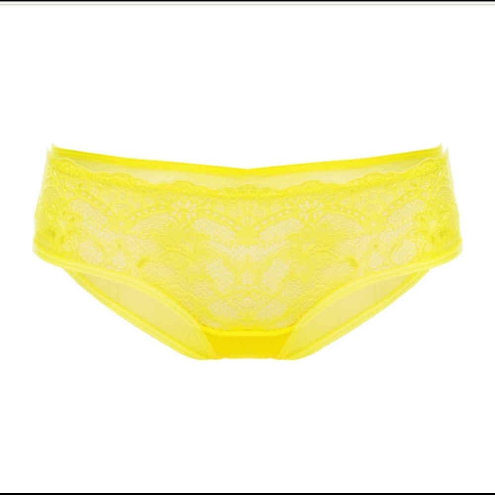NWOT lime yellow see through fun and sexy lingerie